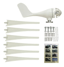 Load image into Gallery viewer, 800W Peak 6 Blades 12V/24V/48V Horizontal Wind Turbine Generator Residential Home Wind Power Generator - 48V - Battery Mate