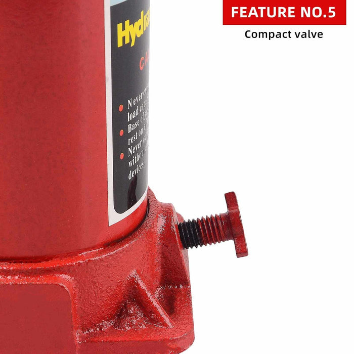 8Ton Hydraulic Bottle Jack Lift Car Lifting Tool Truck Caravan Tractors 4WD SUV - Battery Mate