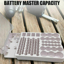 Load image into Gallery viewer, 93 Slot Battery Storage Organizer Holder with Tester-Battery Caddy Rack Case Box - Battery Mate