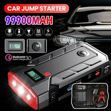 Load image into Gallery viewer, 99900mAh Car Jump Starter Power Bank Pack Vehicle Charger Battery Engine Booster - Battery Mate