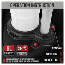 Load image into Gallery viewer, 9L Manual Waste Oil Fluid Extractor Pump Suction Vacuum Fuel Car Boat Transfer - Battery Mate