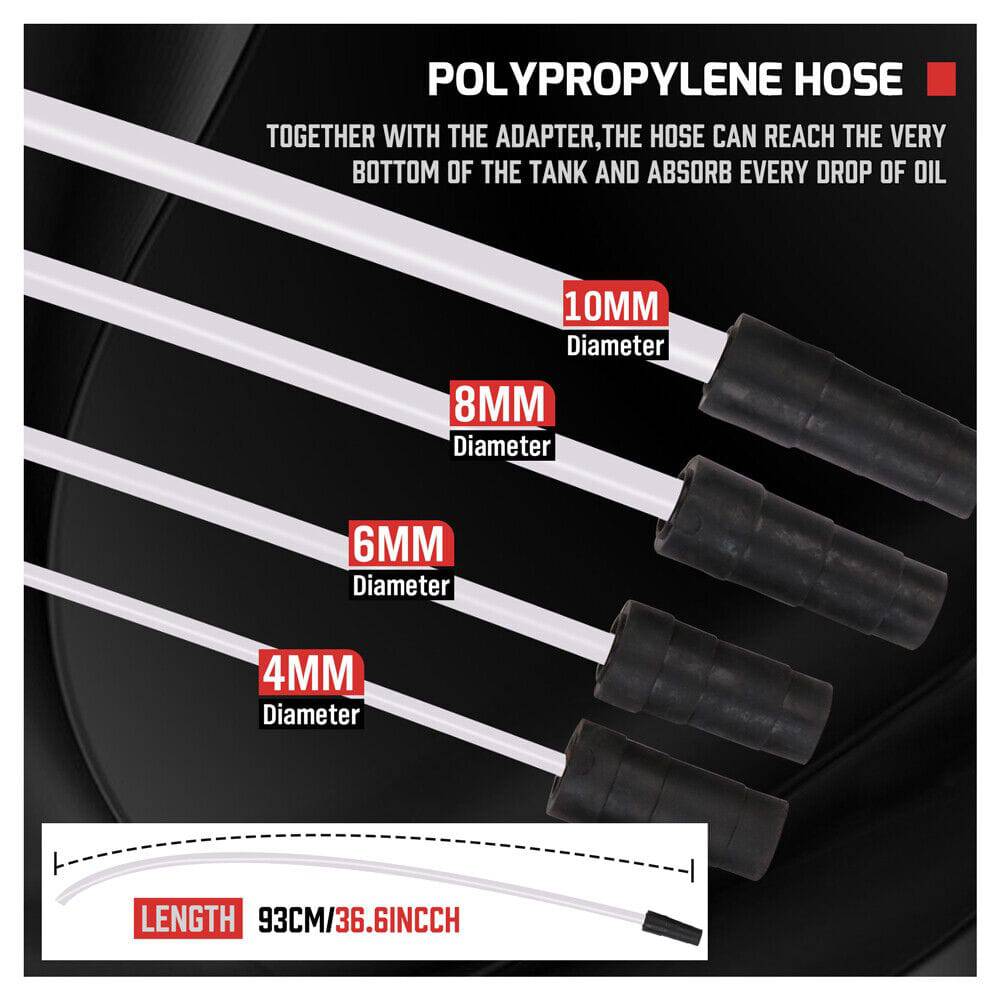 9L Manual Waste Oil Fluid Extractor Pump Suction Vacuum Fuel Car Boat Transfer - Battery Mate