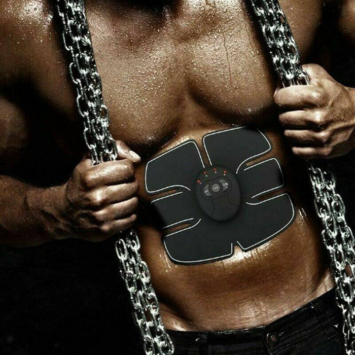 ABS Abdominal Muscle Trainer EMS Stimulator Toning Belt Smart Home Training Set - Battery Mate