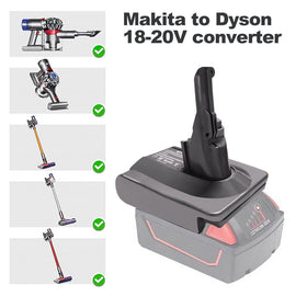 Adapter For Makita 18V Battery Converter To For Dyson V6 Vacuum Cleaner - Battery Mate