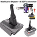 Adapter For Makita 18V Battery Converter To For Dyson V7 & V8 Vacuum Cleaner - Battery Mate