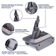 Load image into Gallery viewer, Adapter For Makita DeWalt Milwaukee Bosch Battery Convert To Dyson V8 AU - Battery Mate
