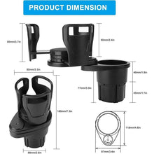Load image into Gallery viewer, Adjustable 2in1 Car Seat Cup Holder Bottle Drink Coffee Storage Water Bottle AU - Battery Mate