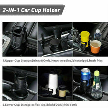 Load image into Gallery viewer, Adjustable 2in1 Car Seat Cup Holder Bottle Drink Coffee Storage Water Bottle AU - Battery Mate