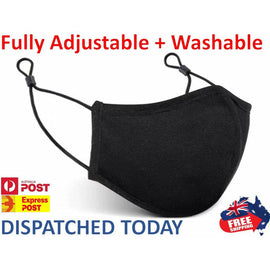 ADJUSTABLE & BREATHABLE & WASHABLE Face Mask Mouth Masks Protective Reusable - Battery Mate