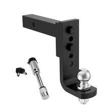 Load image into Gallery viewer, Adjustable Drop Towbar Tow Bar Ball Mount Tongue Hitch Trailer Car 4WD 7800LBS - Battery Mate