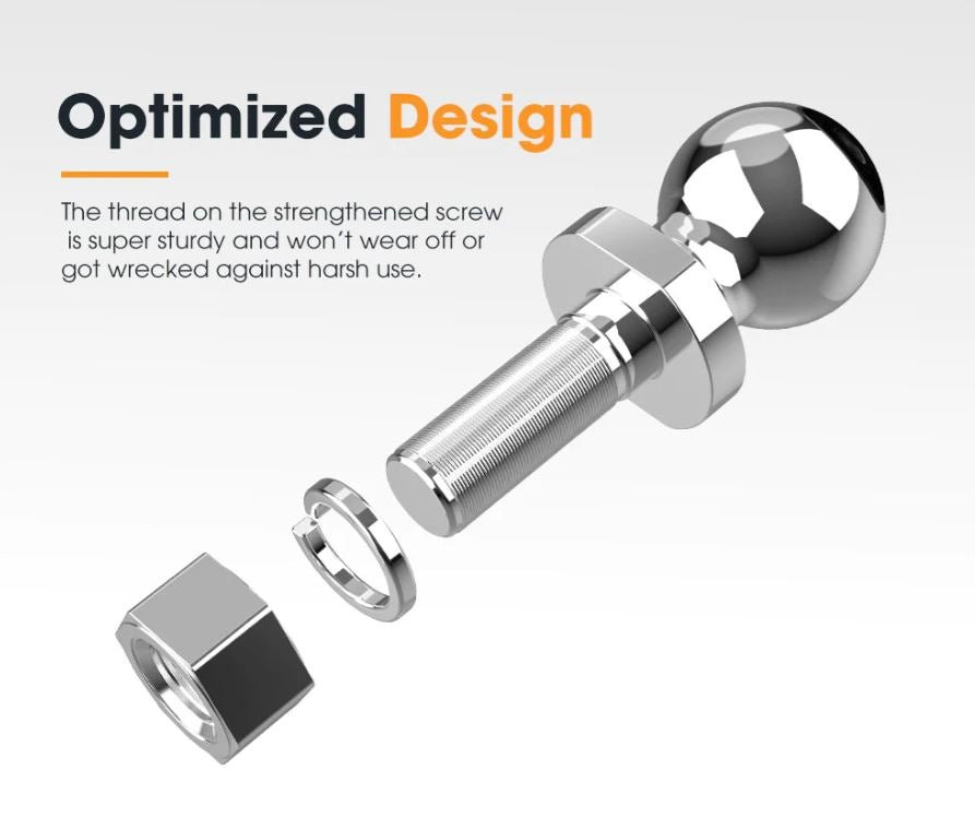 Adjustable Drop Towbar Tow Bar Ball Mount Tongue Hitch Trailer Car 4WD 7800LBS - Battery Mate