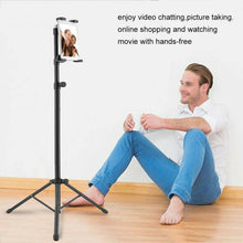 Load image into Gallery viewer, Adjustable Floor Bed Tripod Stand Carrying Music Bracket for iPad 7-12" Tablets - Battery Mate