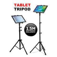 Load image into Gallery viewer, Adjustable Floor Bed Tripod Stand Carrying Music Bracket for iPad 7-12" Tablets - Battery Mate