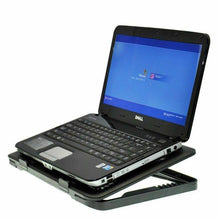 Load image into Gallery viewer, Adjustable Height Laptop Notebook Rapid Cooling Pad 5 Fans LED Fit 7&quot;-17&quot; - Battery Mate