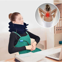 Load image into Gallery viewer, Air Inflatable Neck Pillow Head Cervical Traction Support Stretcher Pain Relief - Battery Mate