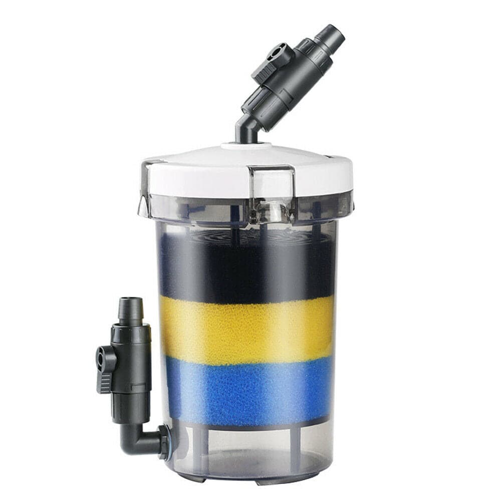 Aquarium External Canister Filter Aqua Fish Water Tank Sponge Pond 400L/H - Battery Mate
