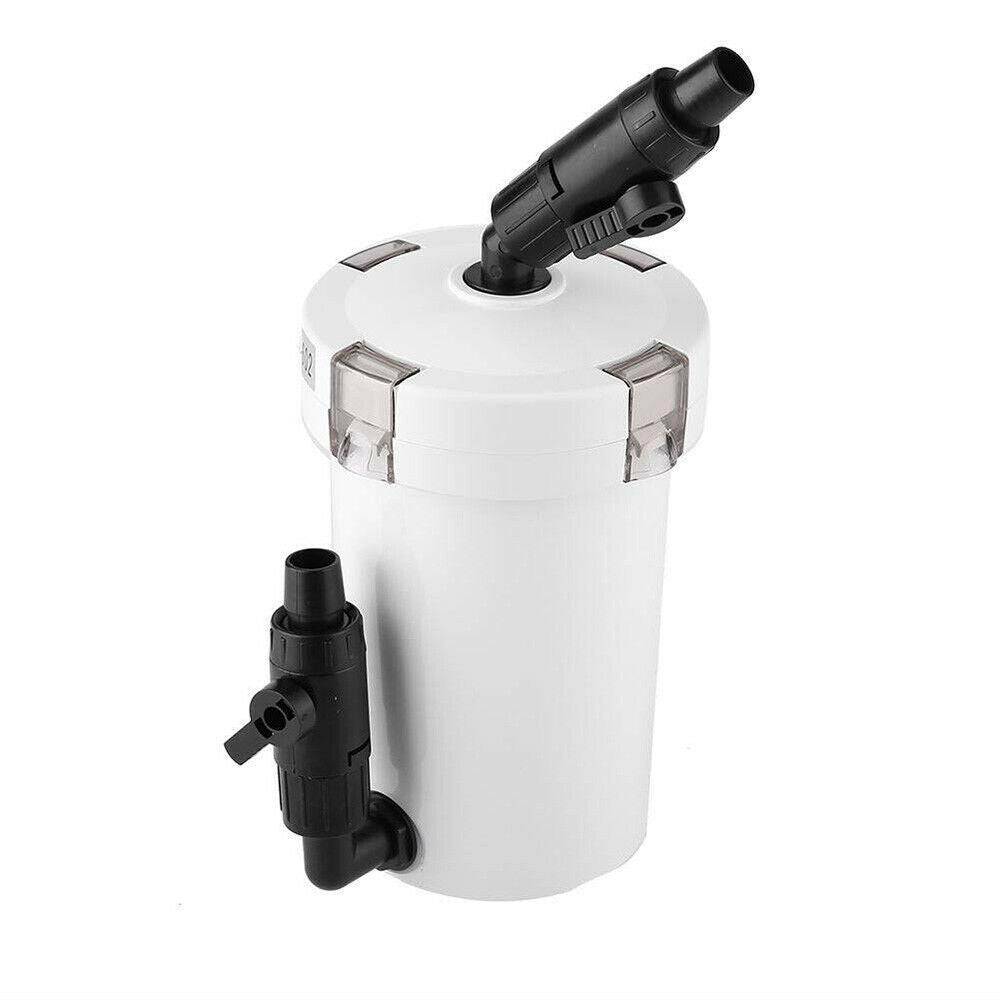 Aquarium External Canister Filter Aqua Fish Water Tank Sponge Pond 400L/H - Battery Mate