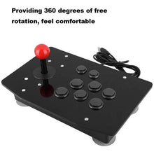 Load image into Gallery viewer, Arcade Joystick Fighting Stick Acrylic Wired Usb Gaming Controller Gamepad Video Game for PC Desktop Joystick Grip Triggers - Battery Mate