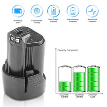 Load image into Gallery viewer, BAT411 BAT412 Drill Battery 10.8V 2/2.5AH For Bosch 2 607 336 996 TSR1080 - Battery Mate