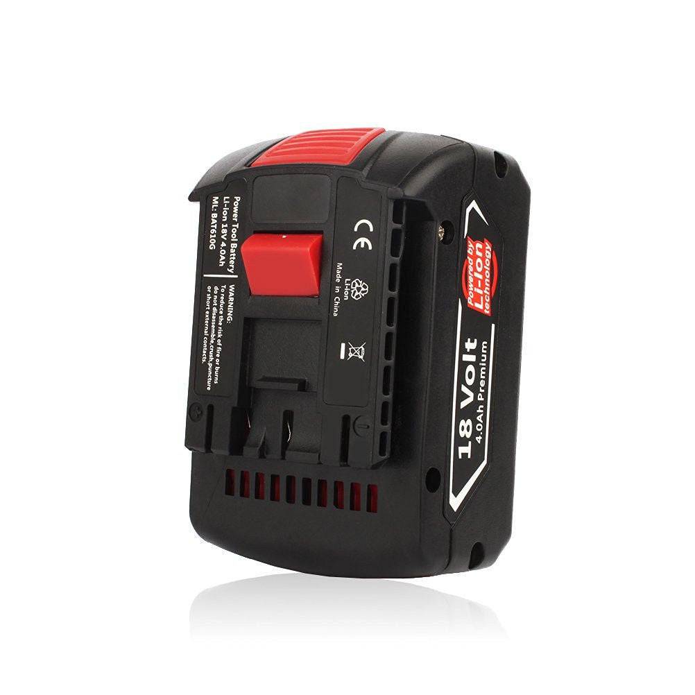 BAT609 Compatible for Bosch BAT618 BAT618G GBA 18V 4.0Ah Lithium Battery 17618-01 BAT609G - Battery Mate
