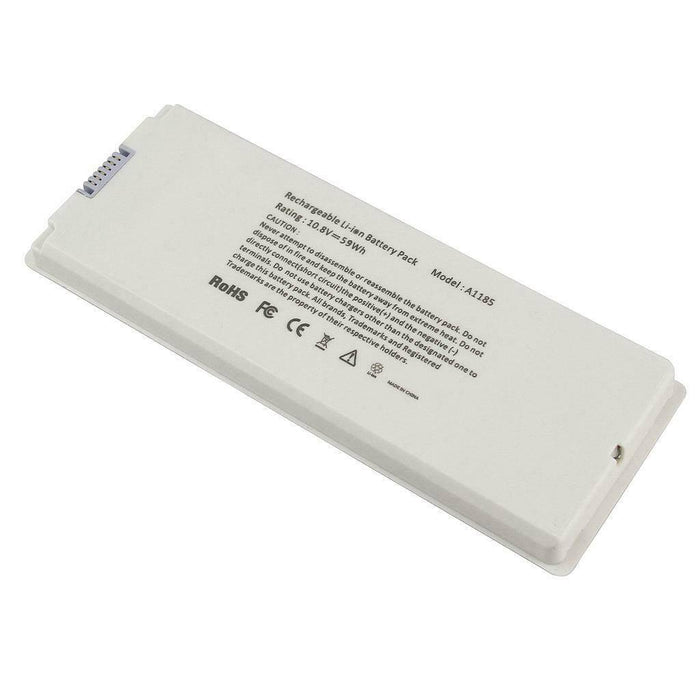 Battery 020-5071-B A1185 for MacBook 13" A1181 2006 2007 2008 2009 (WHITE) - Battery Mate