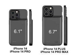 Battery Case For iPhone 14 Plus Extenal Battery PowerBank charging Cove For iPhone - Battery Mate