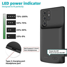Load image into Gallery viewer, Battery charger case For Samsung Galaxy S23 Power Bank cover - Battery Mate