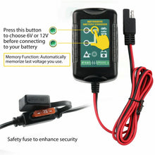Load image into Gallery viewer, Battery Charger Maintainer Trickle 6V 12V 1.5A Car Automatic Motorcycle - Battery Mate