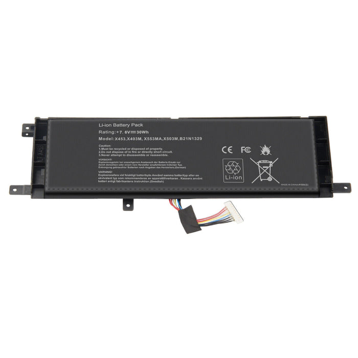 Battery for ASUS X453 X553MA D553MA F553M F553MA F553SA B21N1329 BAT-ASX453 AU - Battery Mate