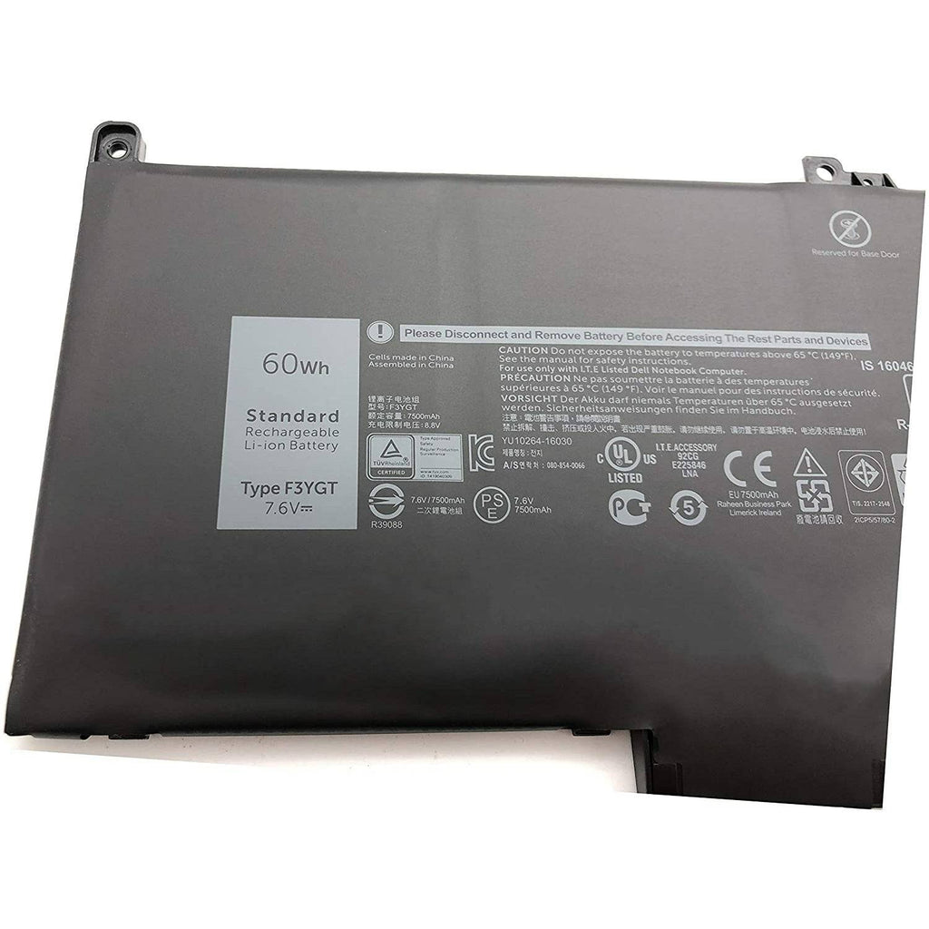 Battery For Dell Latitude 12/13/14 7000 7280 7290 7380 7390 7480 7490 F3YGT - Battery Mate