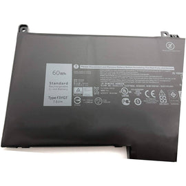 Battery For Dell Latitude 12/13/14 7000 7280 7290 7380 7390 7480 7490 F3YGT - Battery Mate