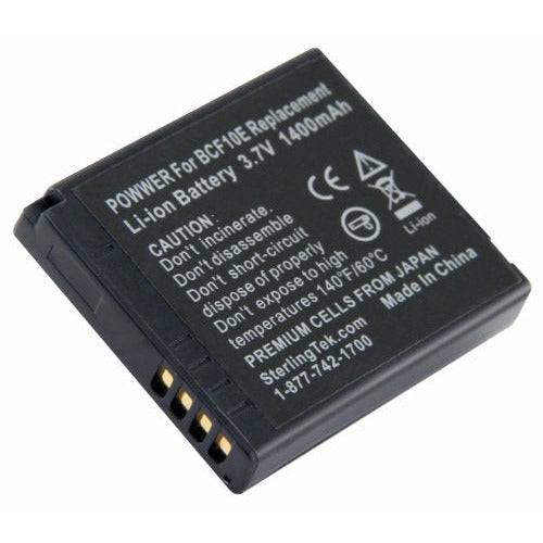 Battery for Panasonic DMW-BCF10E DMW-BCF10PP CGA-S/106B CGA-S/106C CGA-S/106D - Battery Mate