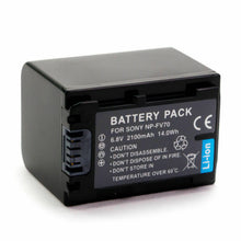 Load image into Gallery viewer, Battery NP-FV70 NPFV70 for Sony Handycam NP-FV50 NP-FV30 DCR-DVD105 NP-FV100 - Battery Mate