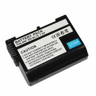 Battery Replacement for Nikon EN-EL15 D7000 D7100 D800 D800E D600 Camera - Battery Mate