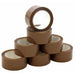 24 Rolls 48mm x 75m x 45mic Brown Packing Sealing Tapes - Battery Mate