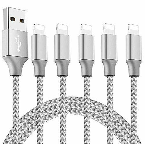 5x Fast Charging + Sync Cable Charger Compatible iPhone 13 12 11 7 8 Plus X XS MAX XR SE iPad - Battery Mate