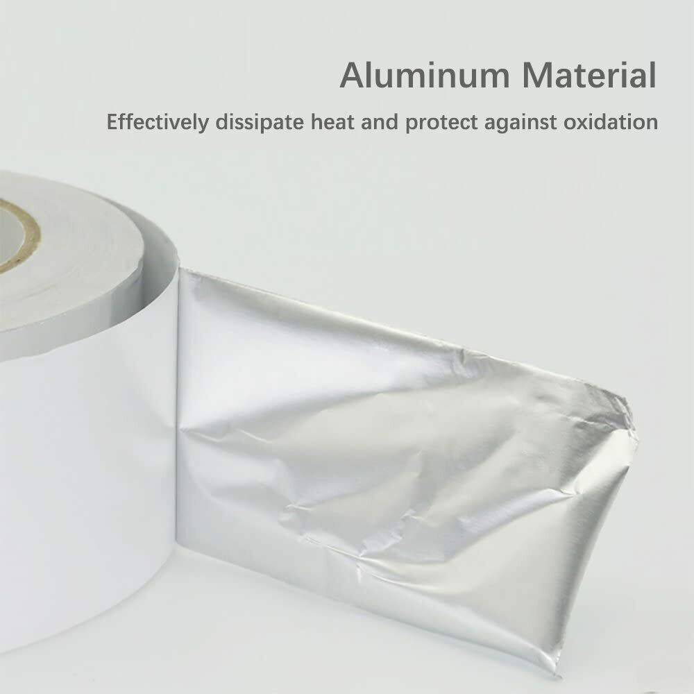 Aluminum Foil Tape Multi-Purpose | for Sealing & Patching Pipe and Metal Repair etc - Battery Mate