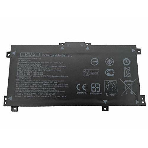 NEW LK03XL TPN-W127 W128 916368-541 Battery for HP ENVY 15 17 Pavilion X360 - Battery Mate