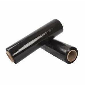 1 Roll | Stretch Film BLACK Hand Use 500mm x 450m | 25UM Pallet Shrink Wrap - Battery Mate