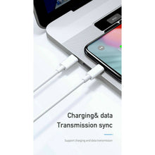 Load image into Gallery viewer, Type C Male to iPhone USB 3.1 8 Pin Data Charging Cable for Macbook iPhone 11 12 X - Battery Mate