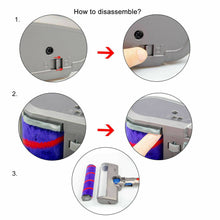 Load image into Gallery viewer, Dyson V7 V8 V10 V11 V15 Vacuum Cleaner Fluffy Floor Head Roller Brush with LED Light - Battery Mate