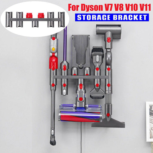 Vacuum Cleaner Wall Hanging Rack For Dyson V7 V8 V10 V11 Holder Bracket Storage - Battery Mate