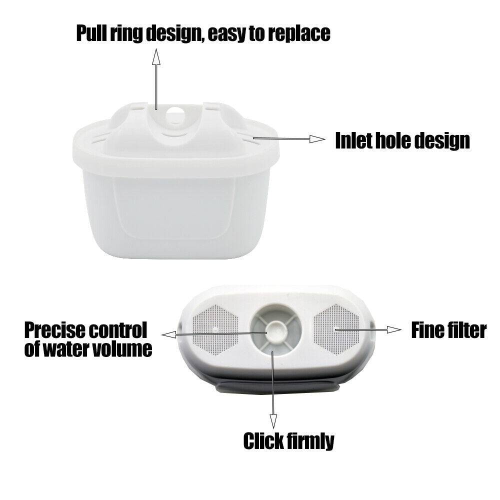 [3 Pack] Water Filter Compatible For Brita Maxtra / Mavea Jug Pitcher Refill Cartridge - Battery Mate