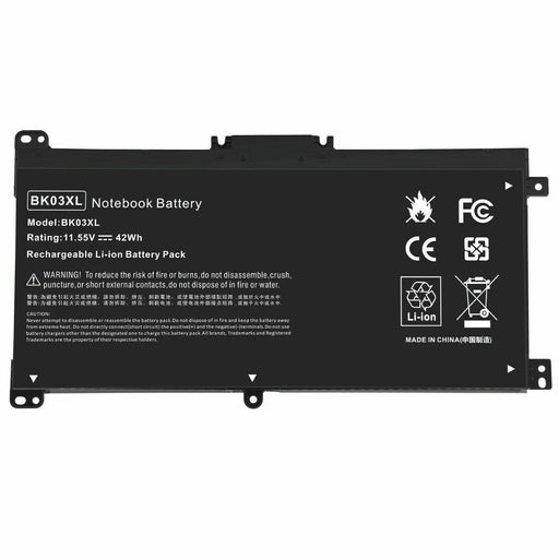 BK03XL Compatible Battery for Hp Pavilion x360 14-ba series HSTNN-UB7G TPN-W125 916366-541 - Battery Mate