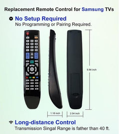 BN59-00863A BN5900863A For Samsung Smart LCD OLED TV Replacement Remote Control Controller ( No Setup Required) - Battery Mate