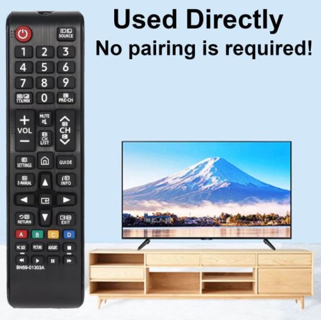 BN59-01303A for Samsung Smart TV UE40NU7170 UE43NU7170 Replacement Remote Control Controller - Battery Mate