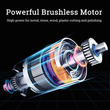 Load image into Gallery viewer, Brushless Cordless Angle Grinder With 2x Li-ion Battery &amp; Charger 125mm Combo Kit - Battery Mate