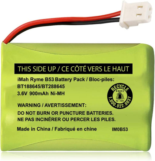 BT188645/BT288645 3.6V Battery Compatible with VTech BT207695 VM312 VM3251 VM3252 VM3261 Baby Monitor - Battery Mate