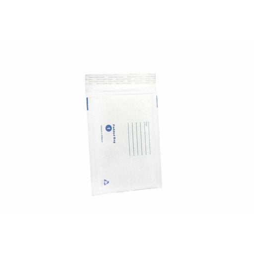 Bubble Mailer #00 100 X 180mm Padded Bag Envelope White 50 / 100 / 200 / 1000 - Battery Mate