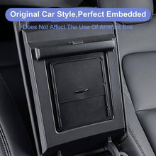 Load image into Gallery viewer, Centre Console Organizer Armrest Storage Box Drawer for Tesla Model 3 2016-2022 - Battery Mate